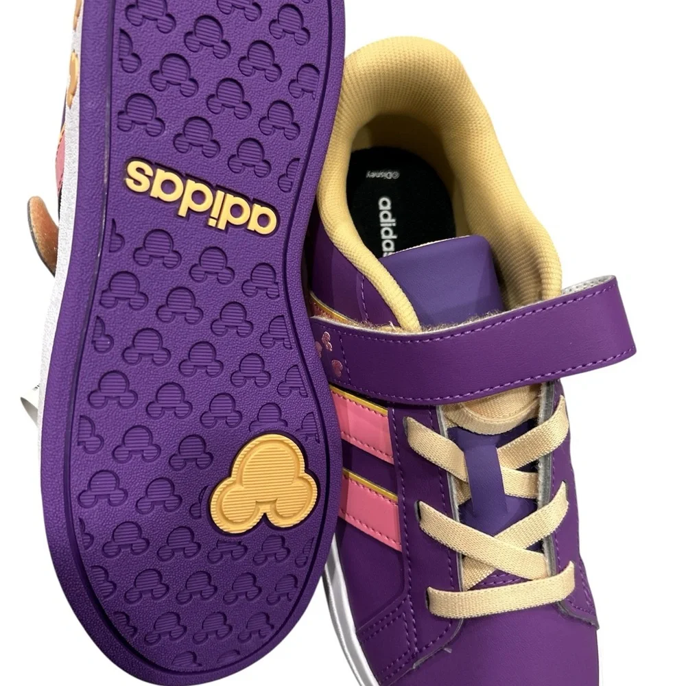 Adidas Kids' Purple & Pink Casual Sneakers Girls size 3